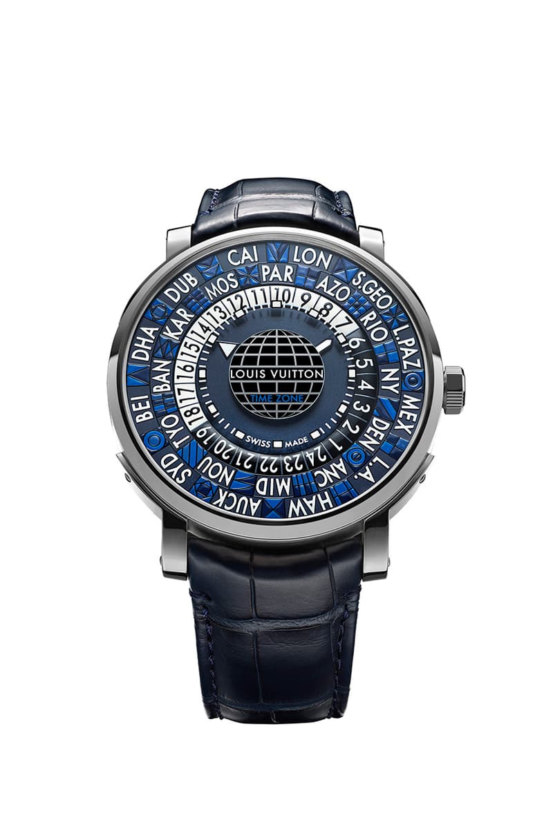 Louis Vuitton 2019 Men's Watch Collection timepieces TAMBOUR ICONS navy horizon essential grey ESCALE TIME ZONE