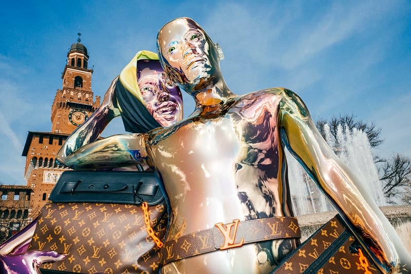 Louis Vuitton Spring/Summer 2019 NSS Magazine Editorial Humanoids Virgil Abloh Accessories Bag Luggage Baggage Monogram Harness Closer Look Digital