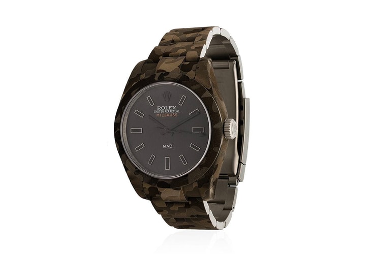 MAD Paris Adds Camouflage Engraving To The Rolex Milgauss