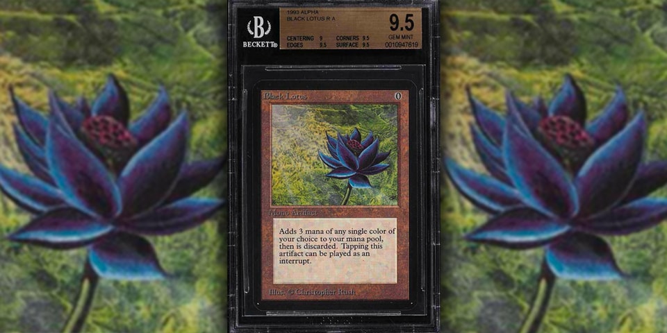 Mint Black Lotus Magic Card Sold For 166k Usd Hypebeast
