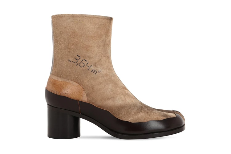 Maison Margiela's Split-Toe Tabi Boot Gets Reimagined in Distressed Suede