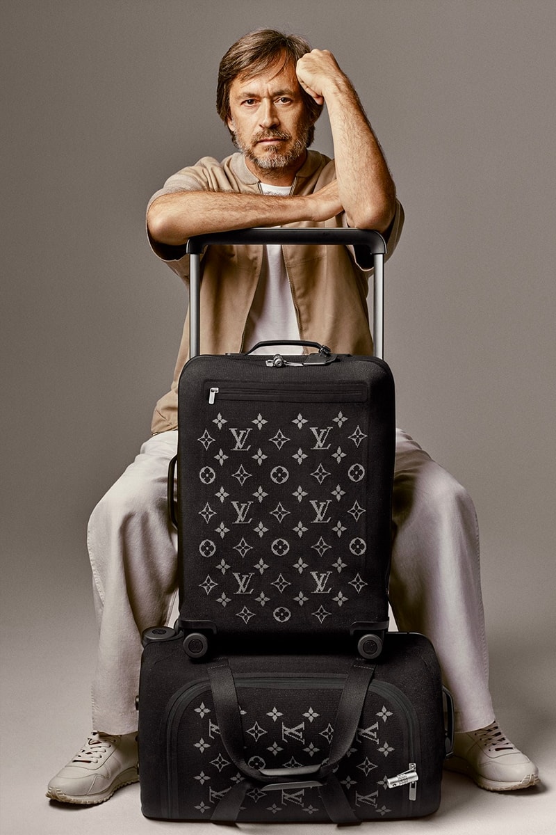 Marc Newson Louis Vuitton Horizon Soft Luggage yellow black orange grey brown