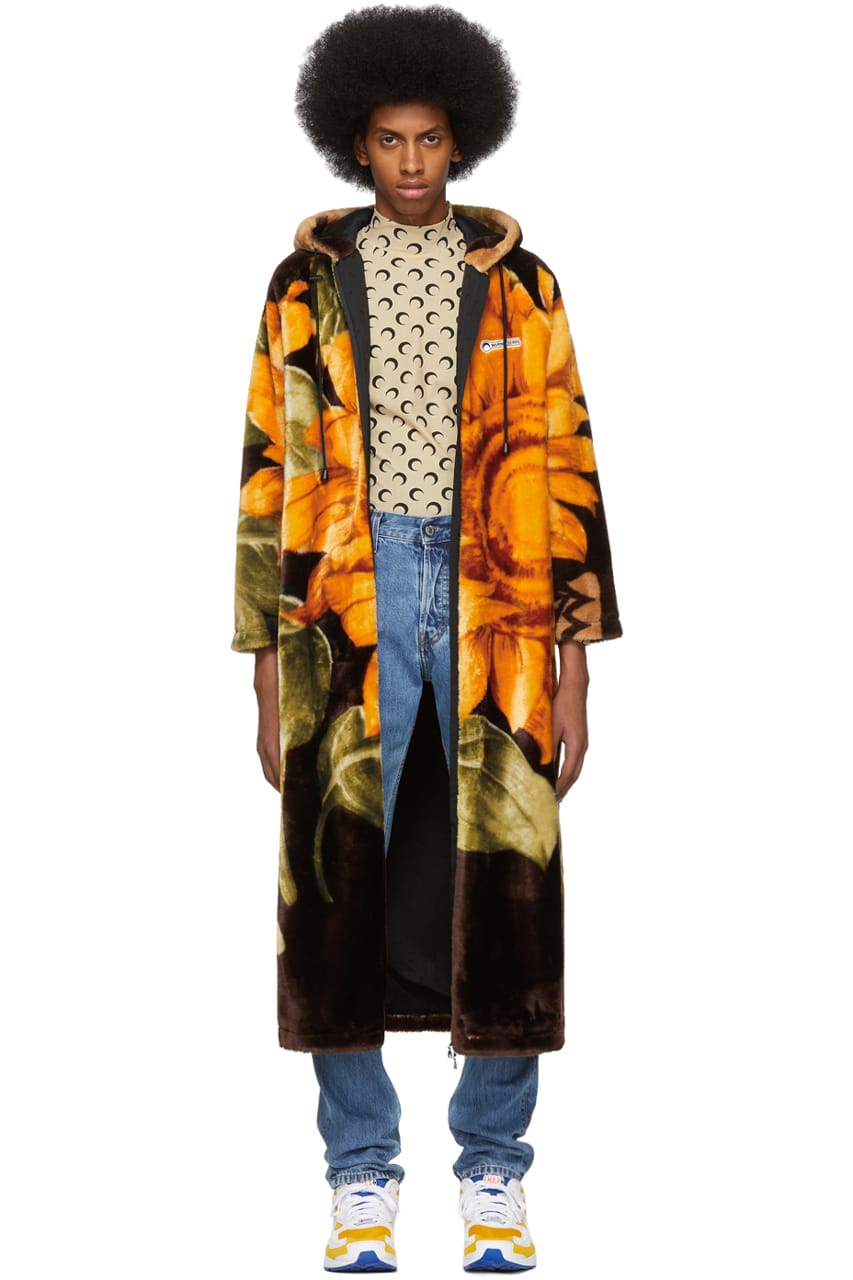 marine serre multicolor upcycled Blanket Coat spring summer 2019 mens