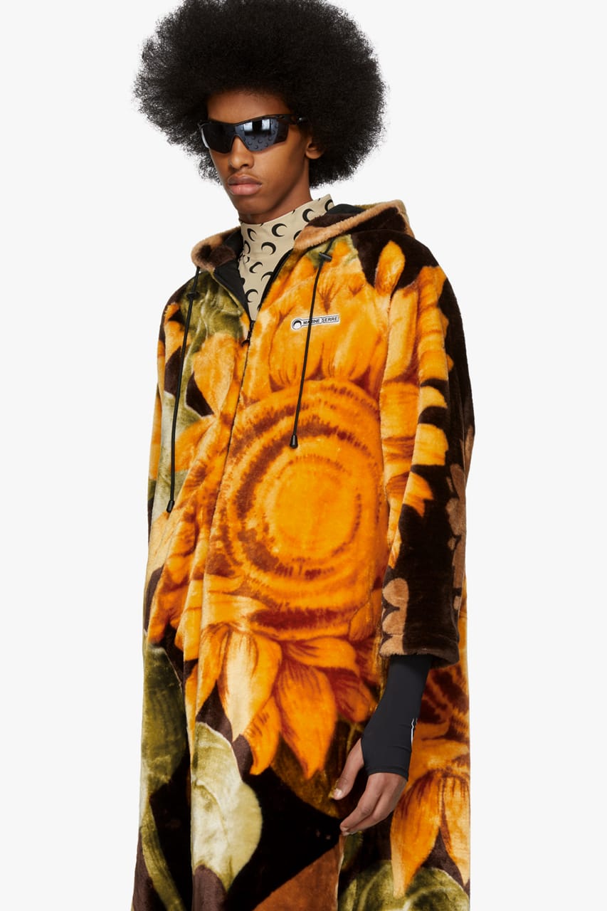 marine serre multicolor upcycled Blanket Coat spring summer 2019 mens