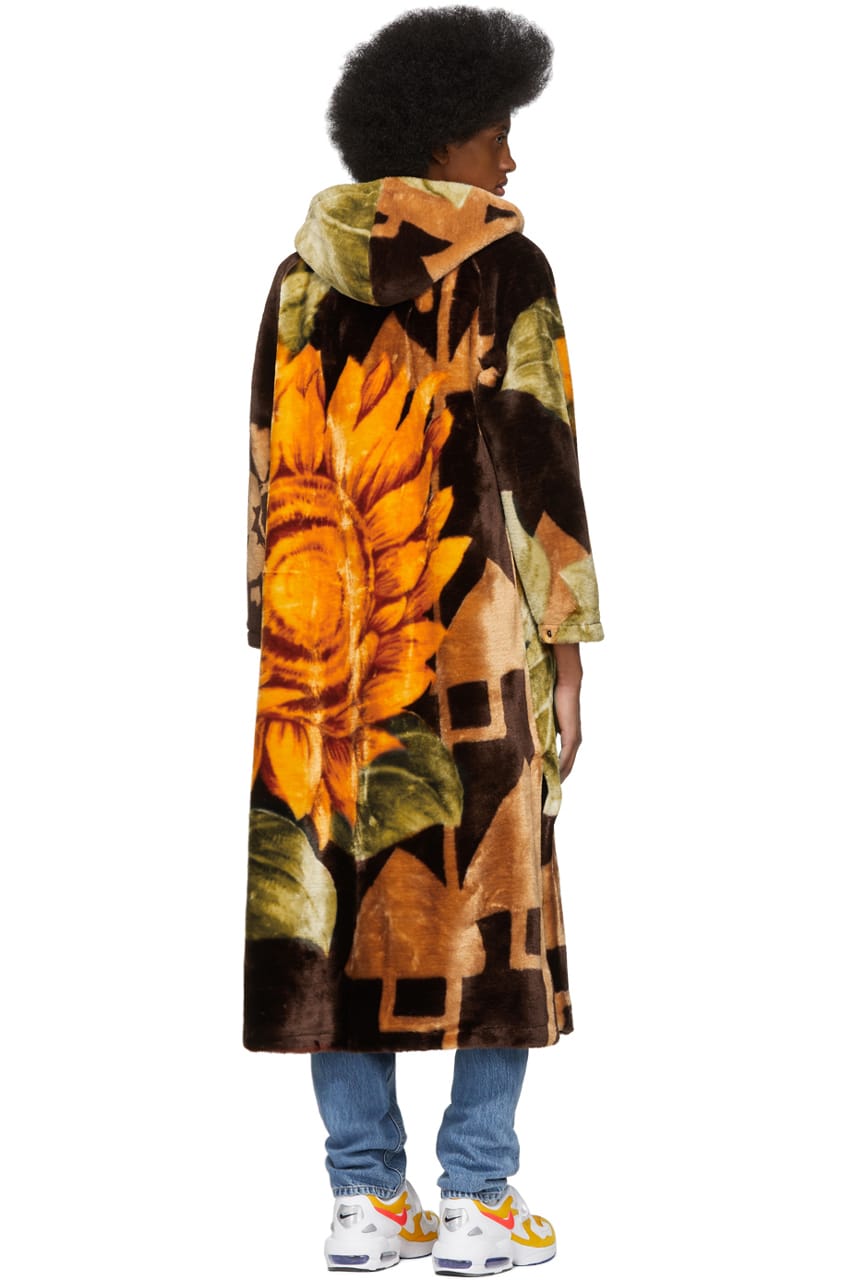 marine serre multicolor upcycled Blanket Coat spring summer 2019 mens