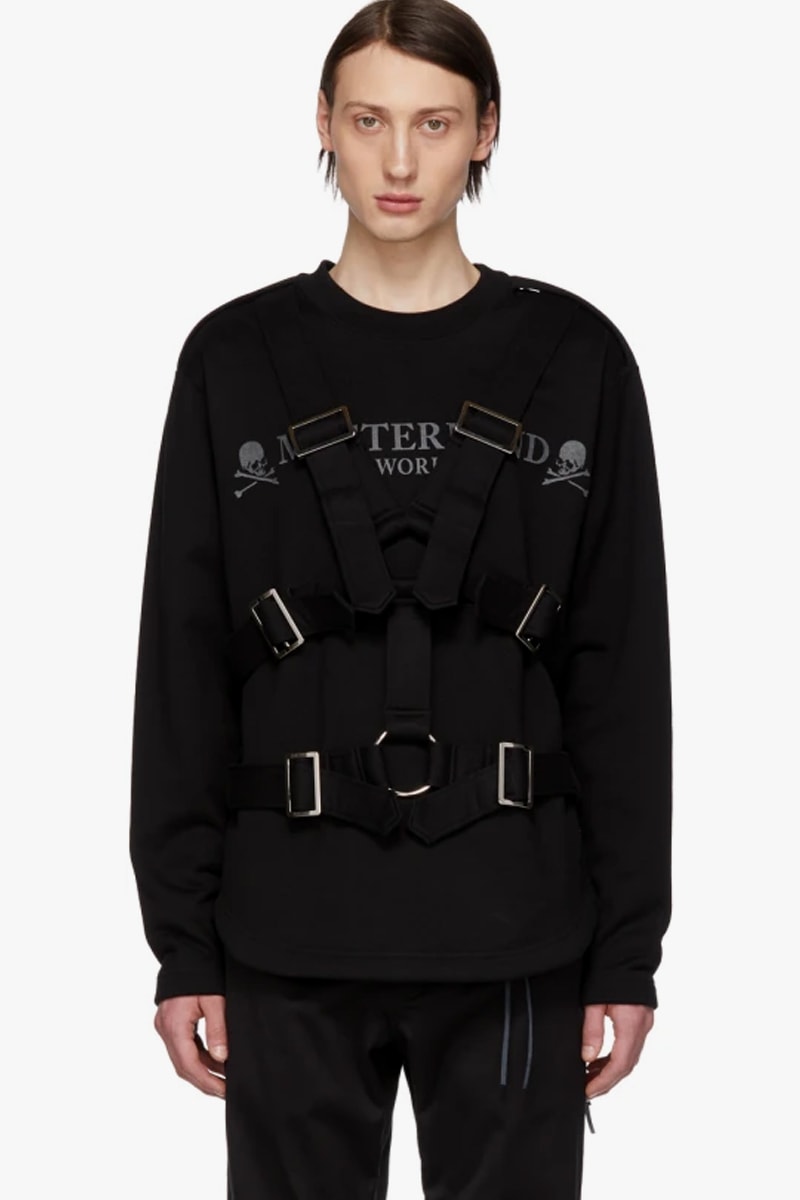 mastermind WORLD Straps Sweatshirt Release Black SSENSE masaaki homma