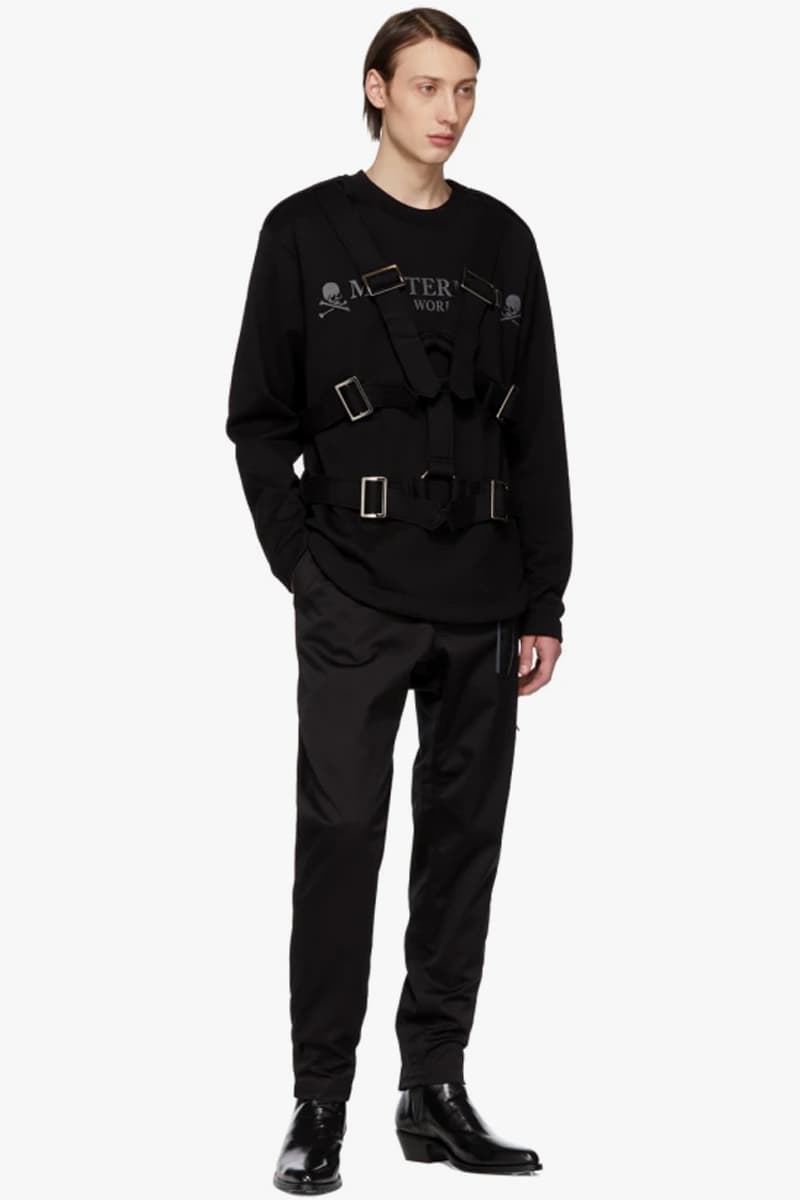 mastermind WORLD Straps Sweatshirt Release Black SSENSE masaaki homma