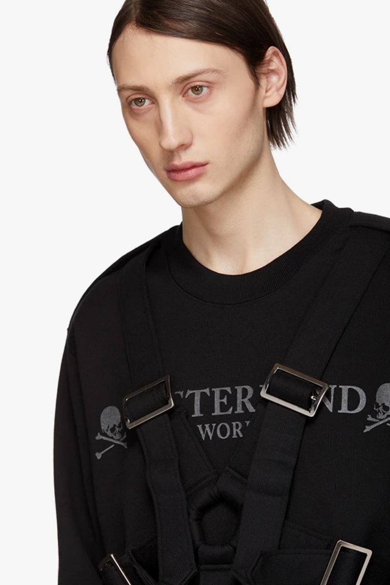 mastermind WORLD Straps Sweatshirt Release Black SSENSE masaaki homma