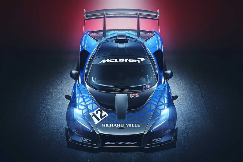 McLaren Production Version Senna GTR Reveal 2019 grey blue