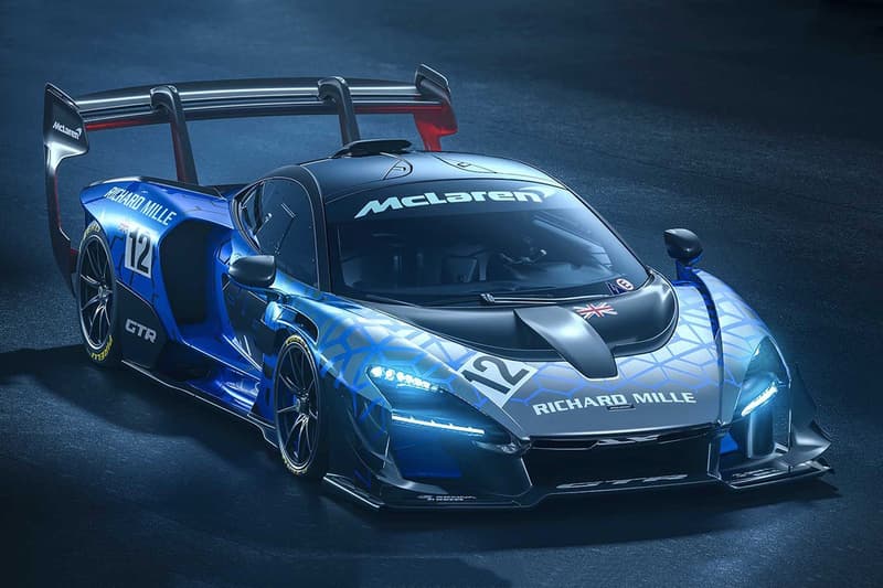 McLaren Production Version Senna GTR Reveal 2019 grey blue