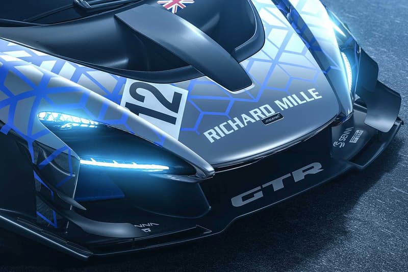 McLaren Production Version Senna GTR Reveal 2019 grey blue