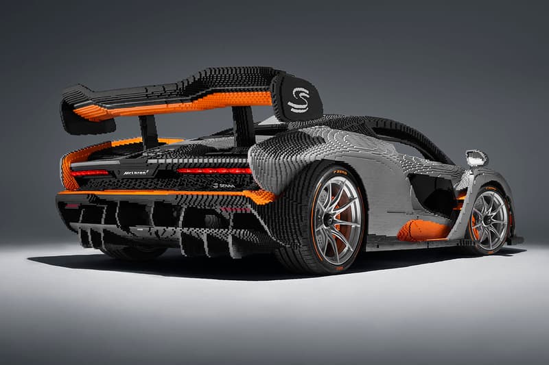 McLaren Senna Lego Full Size Model 1:1 5000 Hours Interactive Engine Seats Steering Wheel 3,348lbs Lifelike recreation first look design automotive