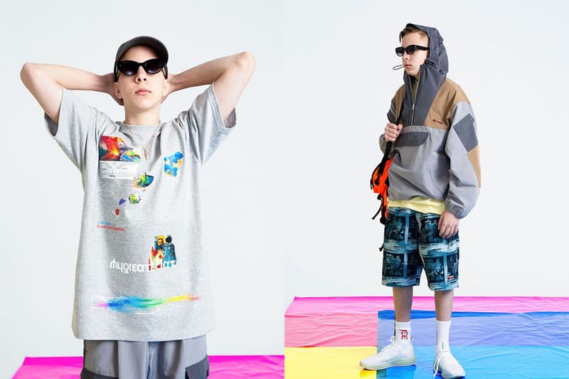 MYGE SS19 Spring Summer 2019 Lookbook Collection NU POWER New Oversized Branding Tailoring T Shirt Silk Scarves Accessories Trousers Streetwear