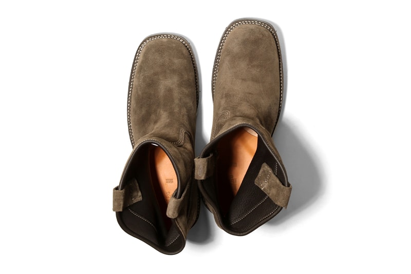 Needles x Viberg Spring Summer 2019 SS19 Roper Boot Hiker Boots black olive brown colorways Nepenthes Boutiques Worldwide Shop Drop Date Information Release Hiking Collaboration Collection