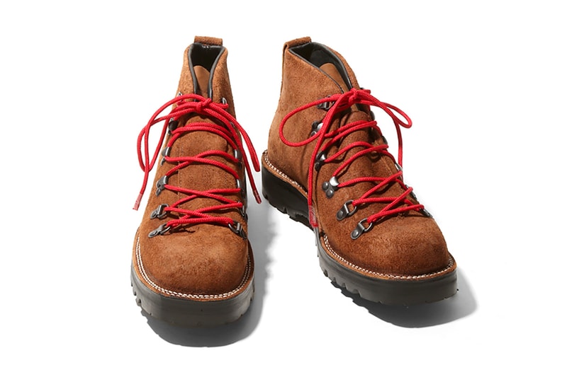 Needles x Viberg Spring Summer 2019 SS19 Roper Boot Hiker Boots black olive brown colorways Nepenthes Boutiques Worldwide Shop Drop Date Information Release Hiking Collaboration Collection
