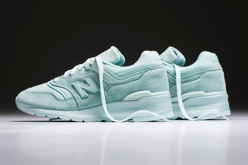 New Balance 997 “Mint Julep” Release sneakers fresh made in usa leather suede 