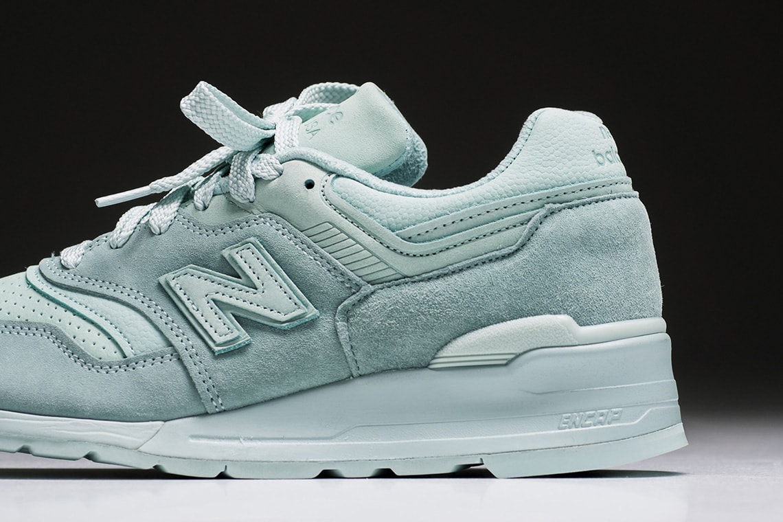 New Balance 997 “Mint Julep” Release sneakers fresh made in usa leather suede 