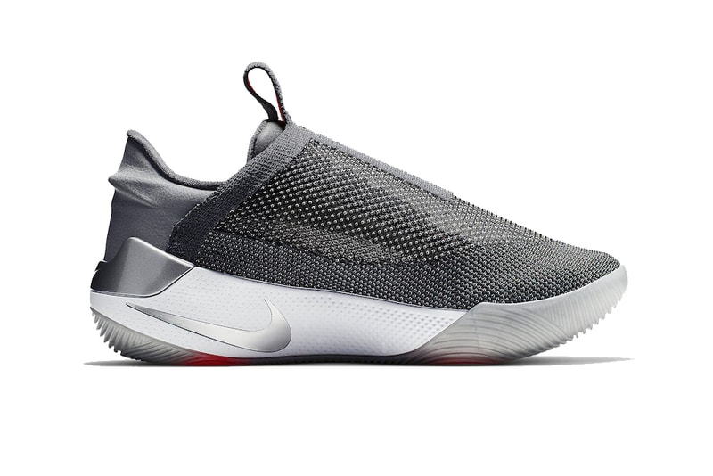 Nike Adapt BB Dark Grey gray red led lights AO2582 004 self lacing tying auto basketball earl plug swoosh