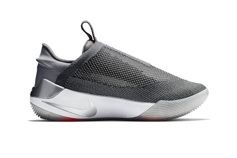 Nike Adapt BB Dark Grey gray red led lights AO2582 004 self lacing tying auto basketball earl plug swoosh