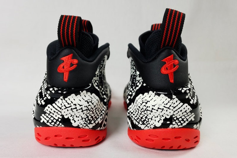 Nike Air Foamposite One Snakeskin Release Info White black red