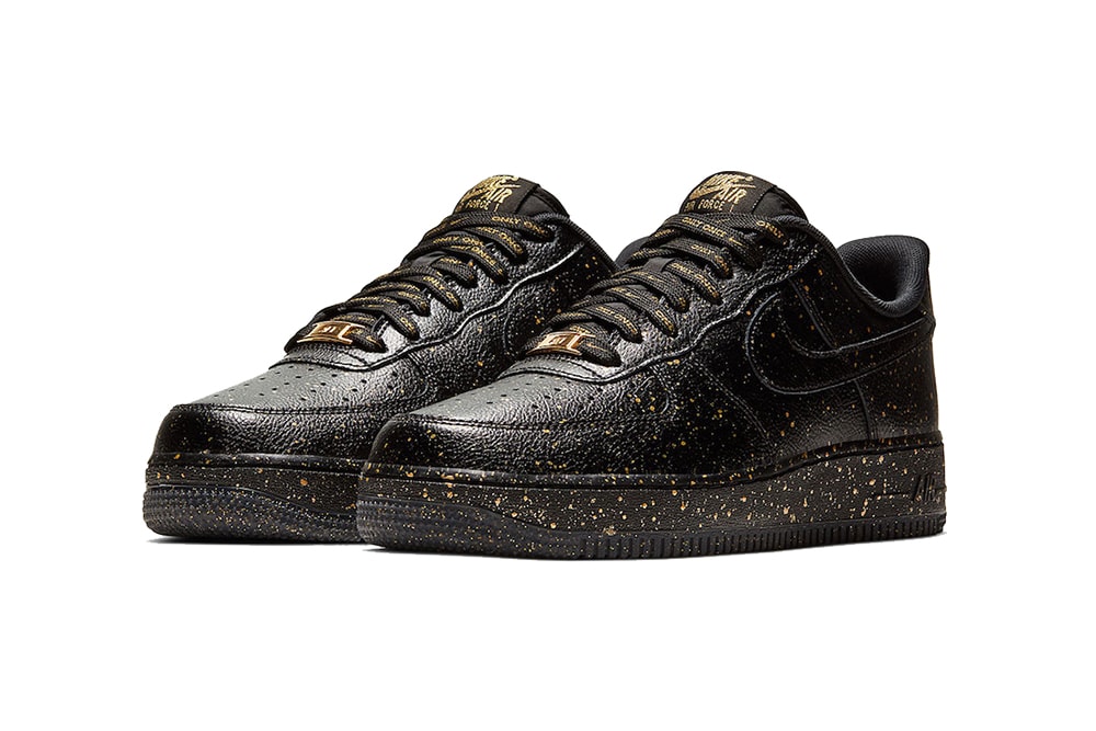 nike air force 1 low only once release information 2019 footwear sportswear sneakers shoes 07 LV8 hbl high school basketball league greater china black gold speckles confetti