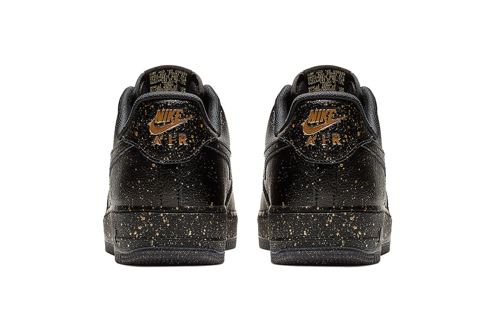 nike air force 1 low only once release information 2019 footwear sportswear sneakers shoes 07 LV8 hbl high school basketball league greater china black gold speckles confetti