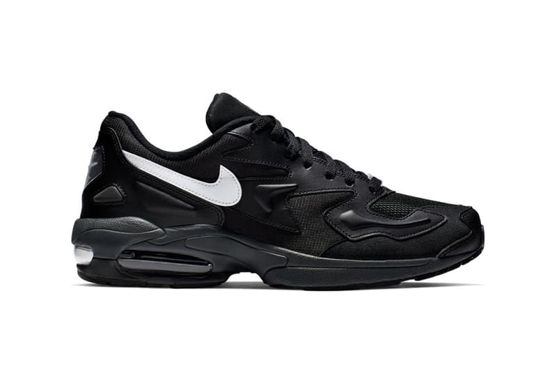 Nike Air Max 2 Light Black White Anthracite 19SP-I Atmos Shop Drop Date Release Information Available Now Blacked Out Triple Black Spring Summer 2019 Big Air Bubble