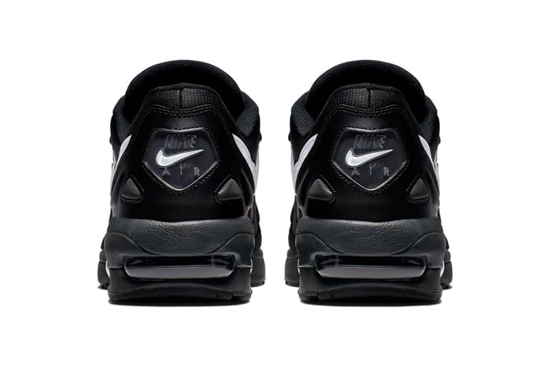 Nike Air Max 2 Light Black White Anthracite 19SP-I Atmos Shop Drop Date Release Information Available Now Blacked Out Triple Black Spring Summer 2019 Big Air Bubble