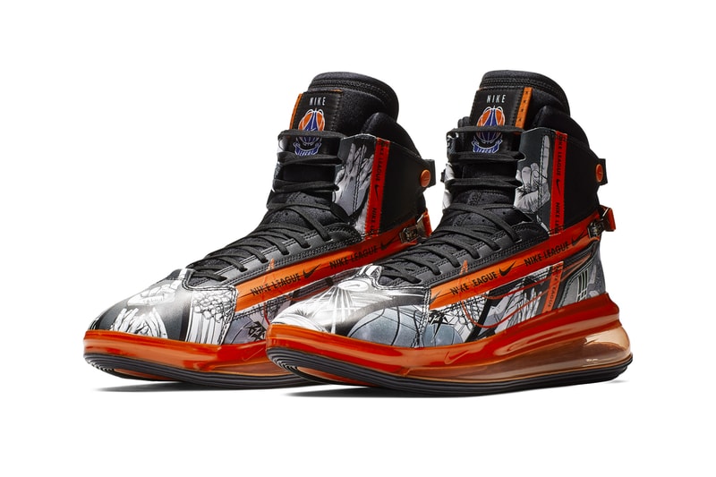 Nike Air Max 720 Saturn March Madness Release  NCAA basketball NBA sneakers shoes orange black ci1959 036 hbl high school basketball league greater china orange only once 
