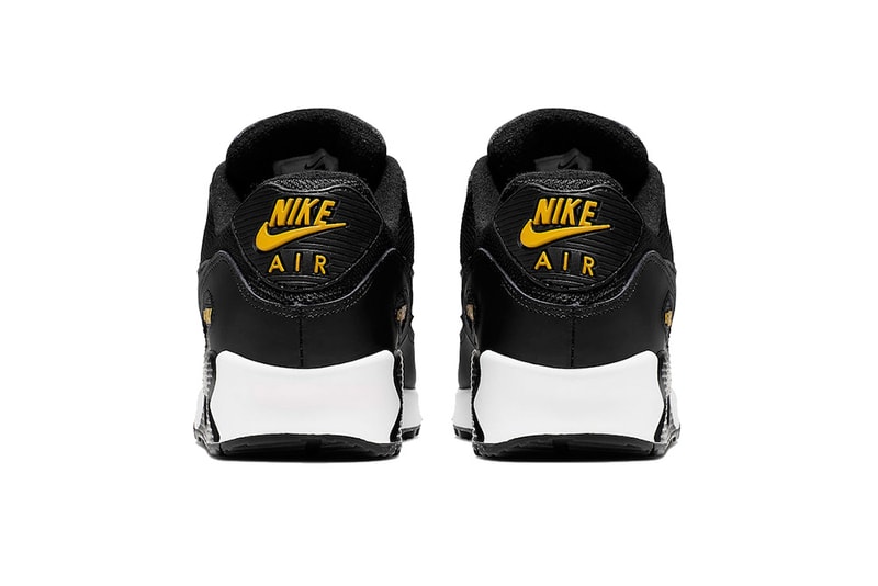 nike air max 90 black white yellow 2019 march footwear nike sportswear