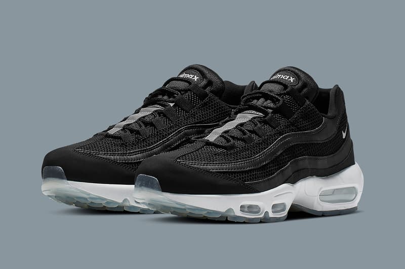 Nike S Air Max 95 Gets A Sleek Black And Grey Rework Hypebeast