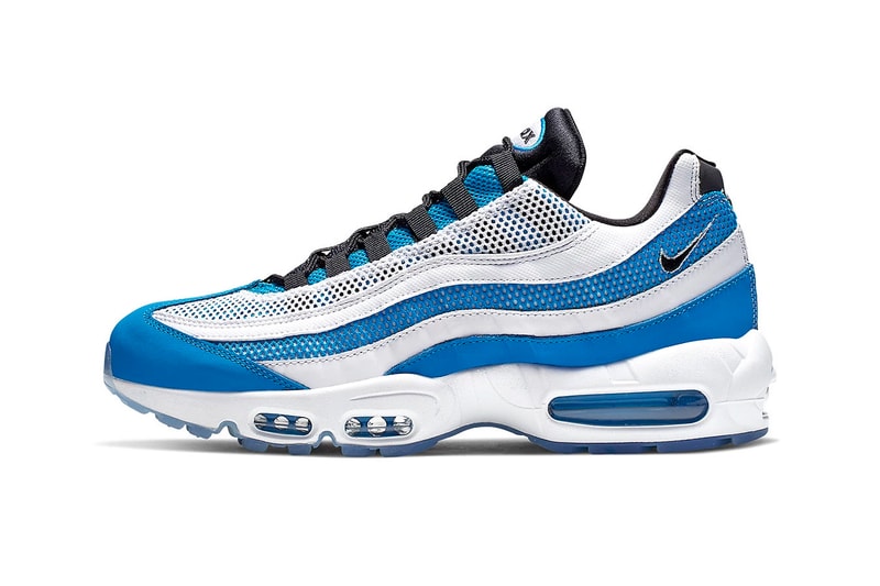 Royal Blue Nike Air Max 95 by Sergio Lozano sneakers shoes sporty 