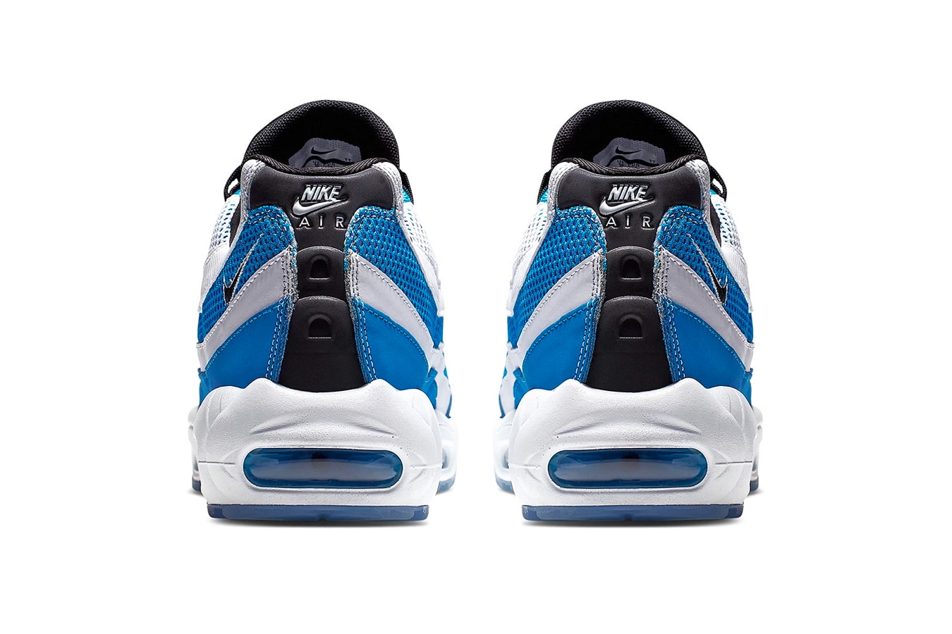 Royal Blue Nike Air Max 95 by Sergio Lozano sneakers shoes sporty 