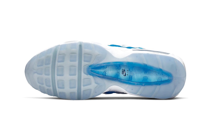 Royal Blue Nike Air Max 95 by Sergio Lozano sneakers shoes sporty 