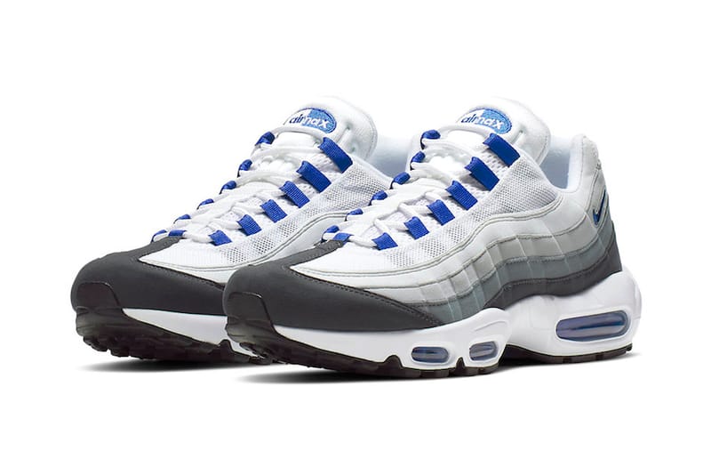 nike air max 95 white blue