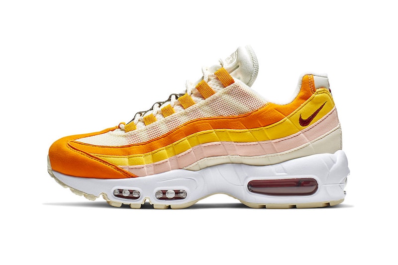 Nike Air Max 95 Spring Inspired Colorway Release shoes sneakers Forward Orange Pale Ivory