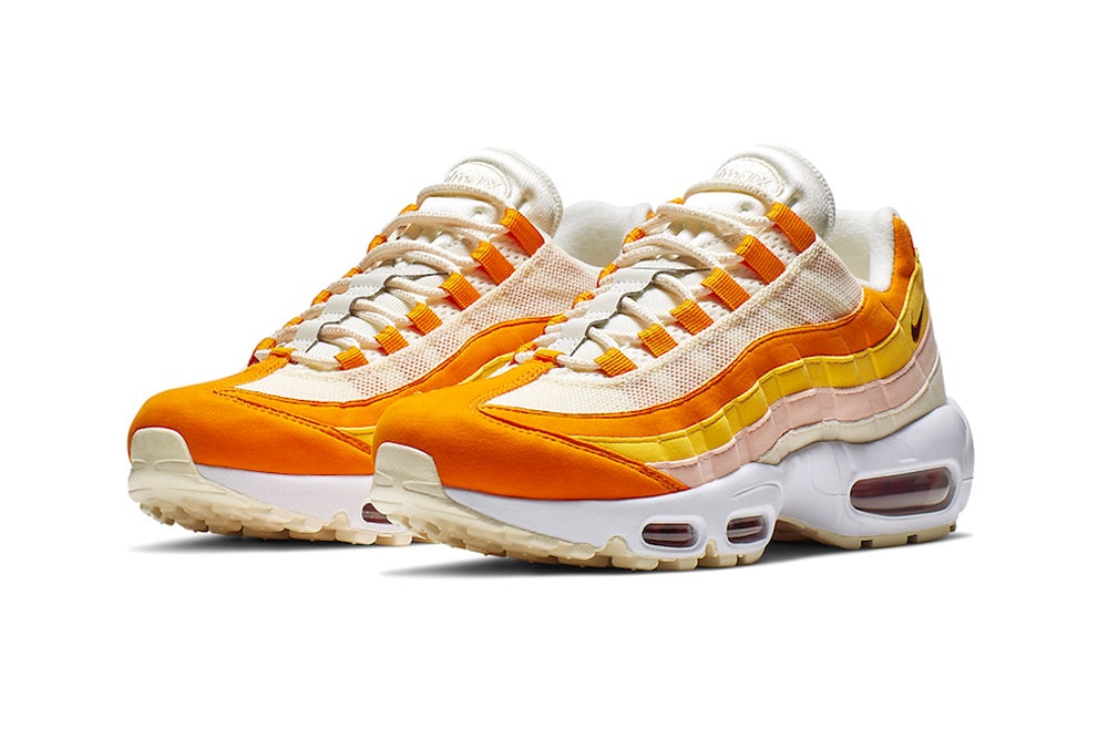 Nike Air Max 95 Spring Inspired Colorway Release shoes sneakers Forward Orange Pale Ivory