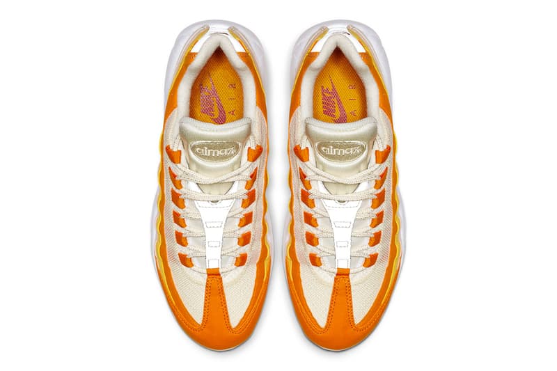Nike Air Max 95 Spring Inspired Colorway Release shoes sneakers Forward Orange Pale Ivory