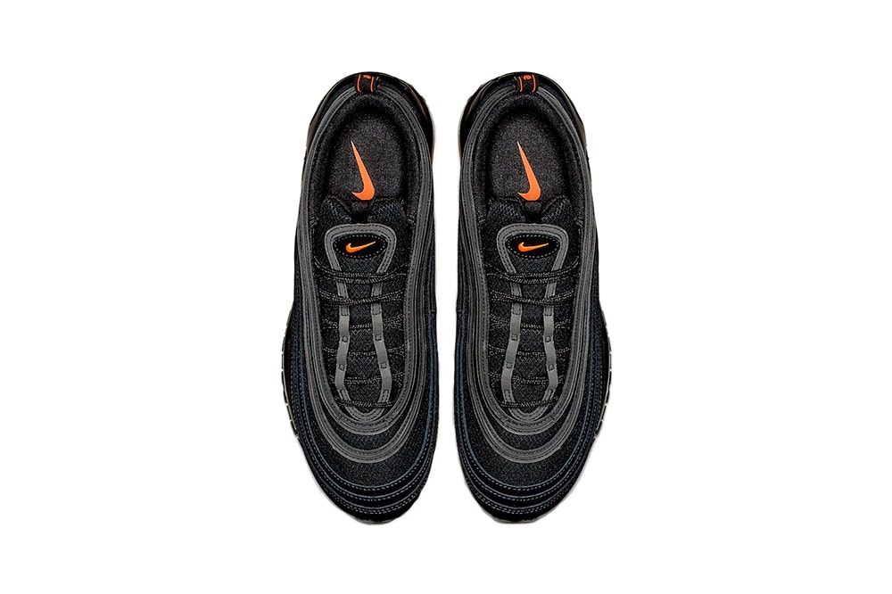 nike air max 97 black hyper crimson 2019 sportswear footwear CD1531 001 orange 3m reflective