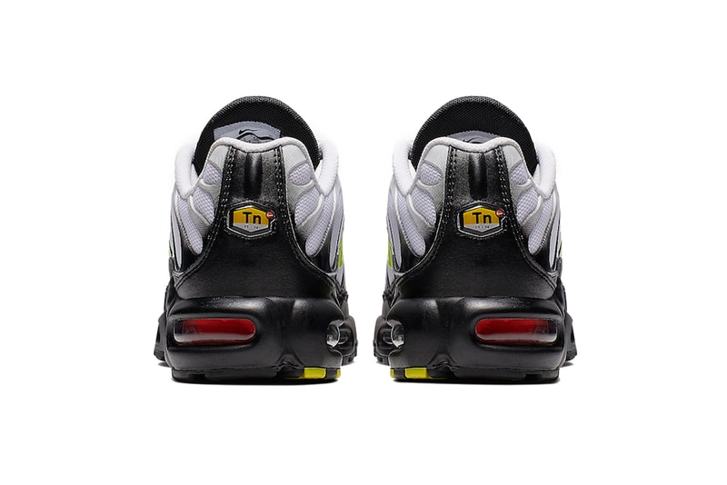 nike air max plus black white volt footwear nike sportswear 2019