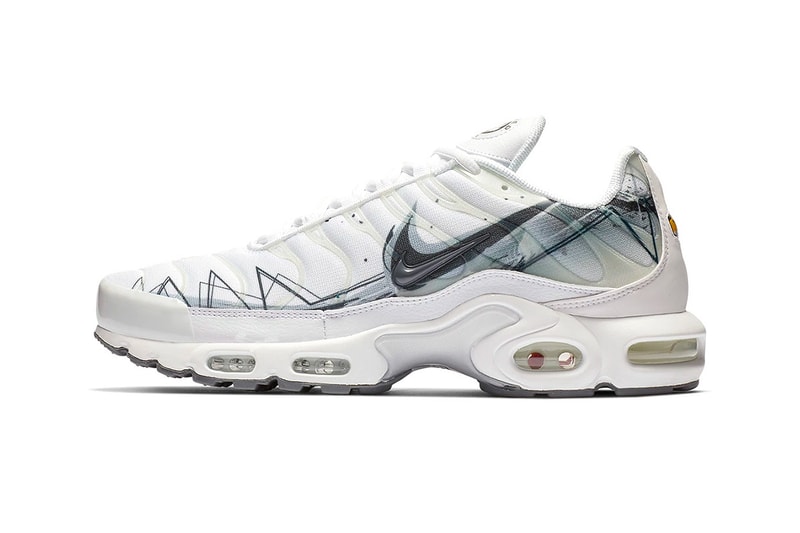 Nike Air Max Plus Painted Swooshes Release Info Date Black White 