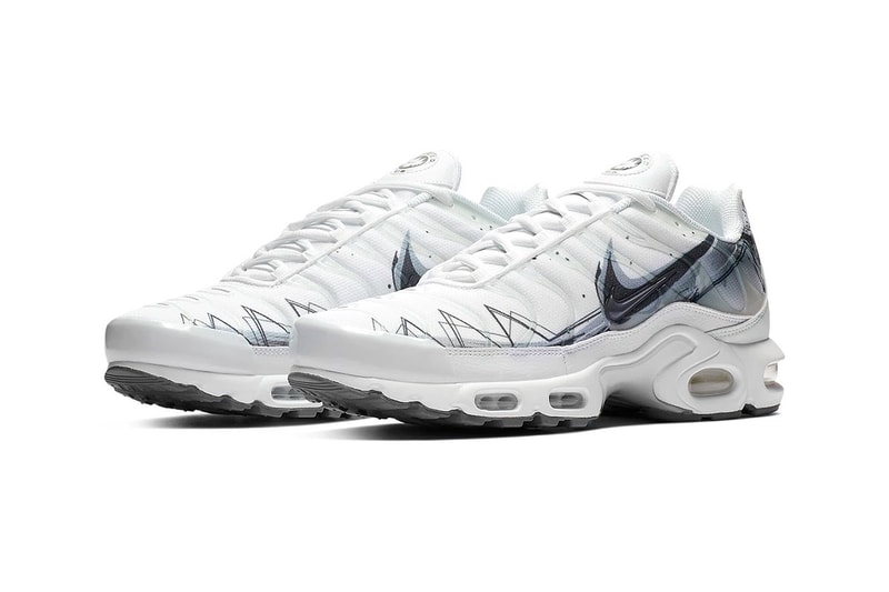 Nike Air Max Plus Painted Swooshes Release Info Date Black White 