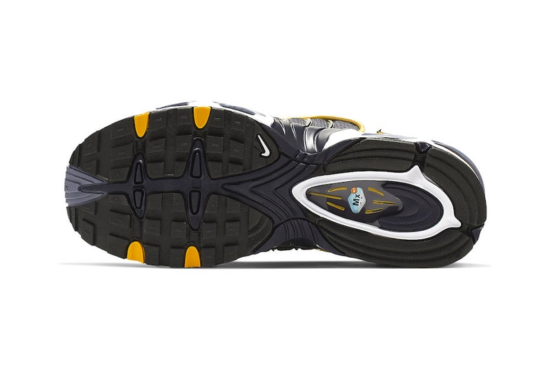 Nike Air Max Tailwind 4 Navy Gold Release Info BQ9810-001 Grey