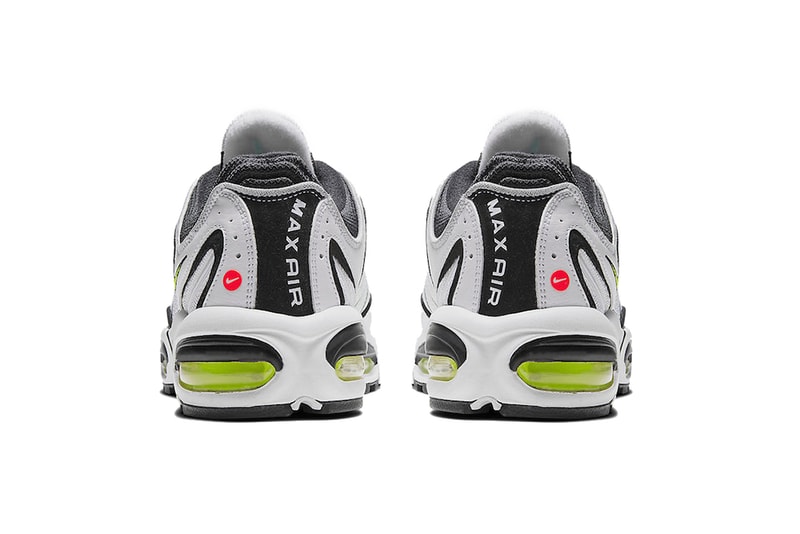 nike air max tailwind 4 sportswear footwear volt white black neon green iv