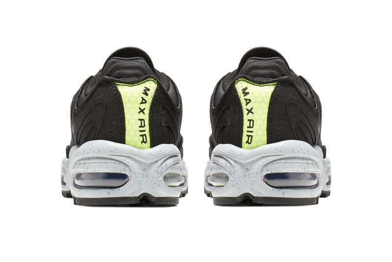 Nike Air Max Tailwind IV 4 Release Black ripstop volt Wolf Grey Volt Rip Stop MX Supreme