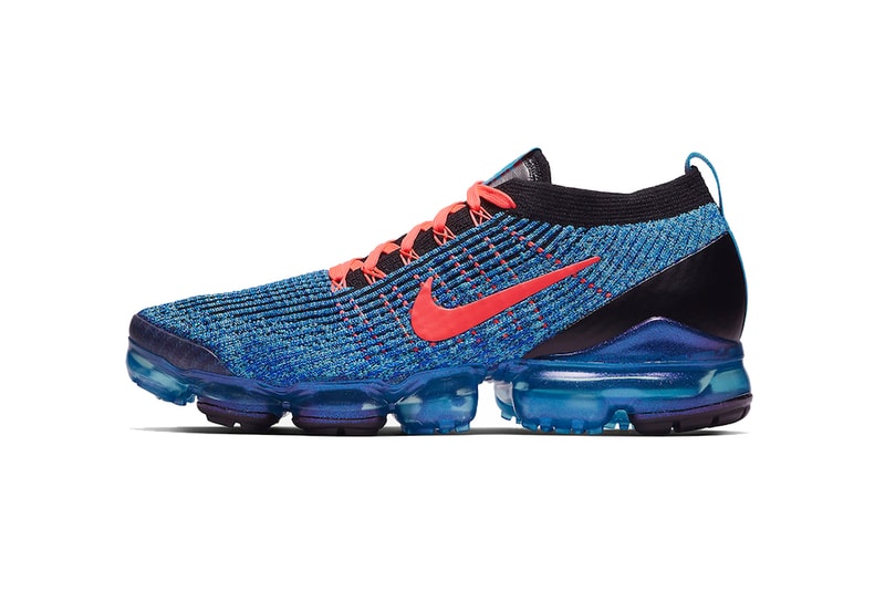nike air vapormax 3.0 blue fury flash crimson racer blue black 2019 march nike sportswear footwear