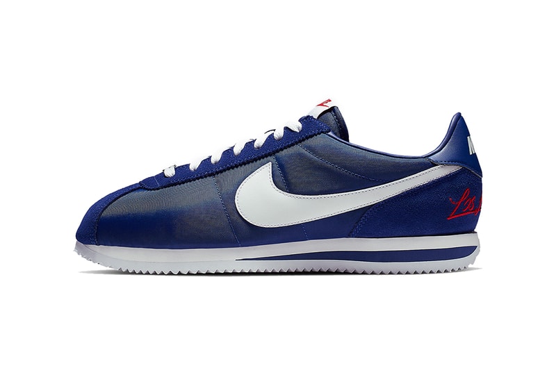 nike cortez los angeles 2019 april release date footwear nike sportswear deep royal blue white metallic black metallic silver white