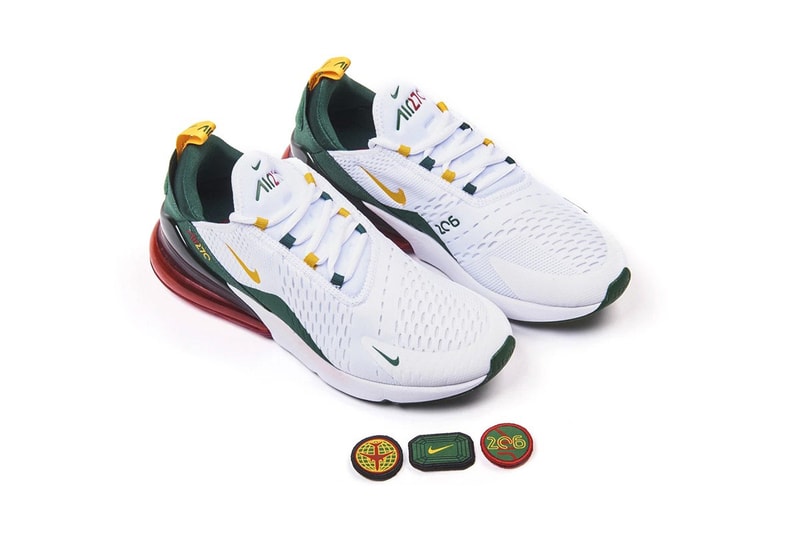 Nike Offers Two Colorways of the Seattle-Inspired Air Max 270 white red neon green grey black info release drop date images price footwear