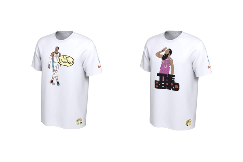 Gangster Doodles and Nike Unveil Quirky "NBA Nickname" Graphic Tees