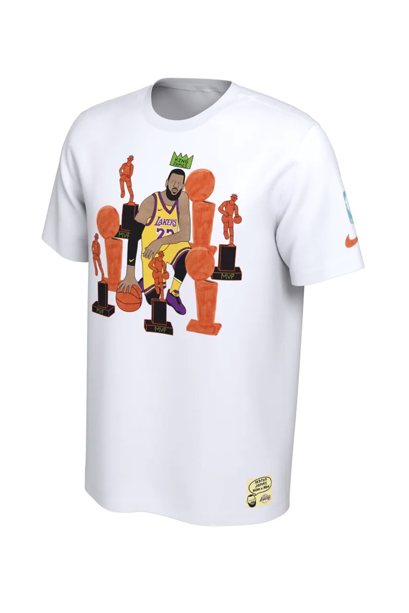 nike gangster doodles nba nickname t shirt graphic tee release 
